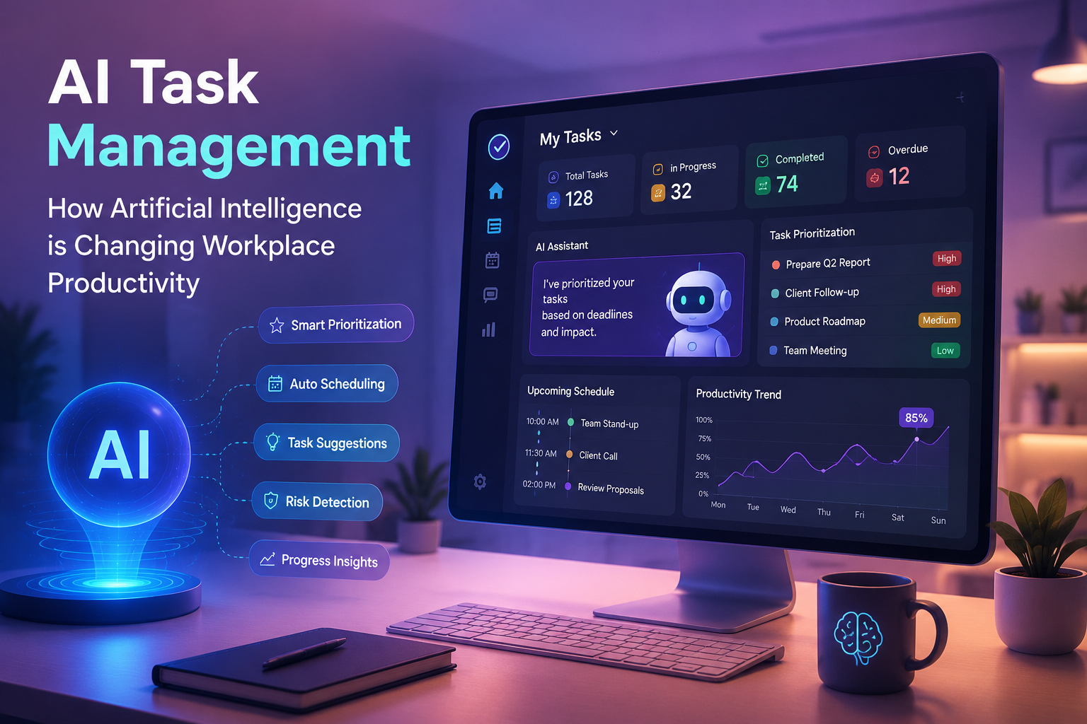 AI Task Management: How Artificial Intelligence Is Changing Workplace Productivity