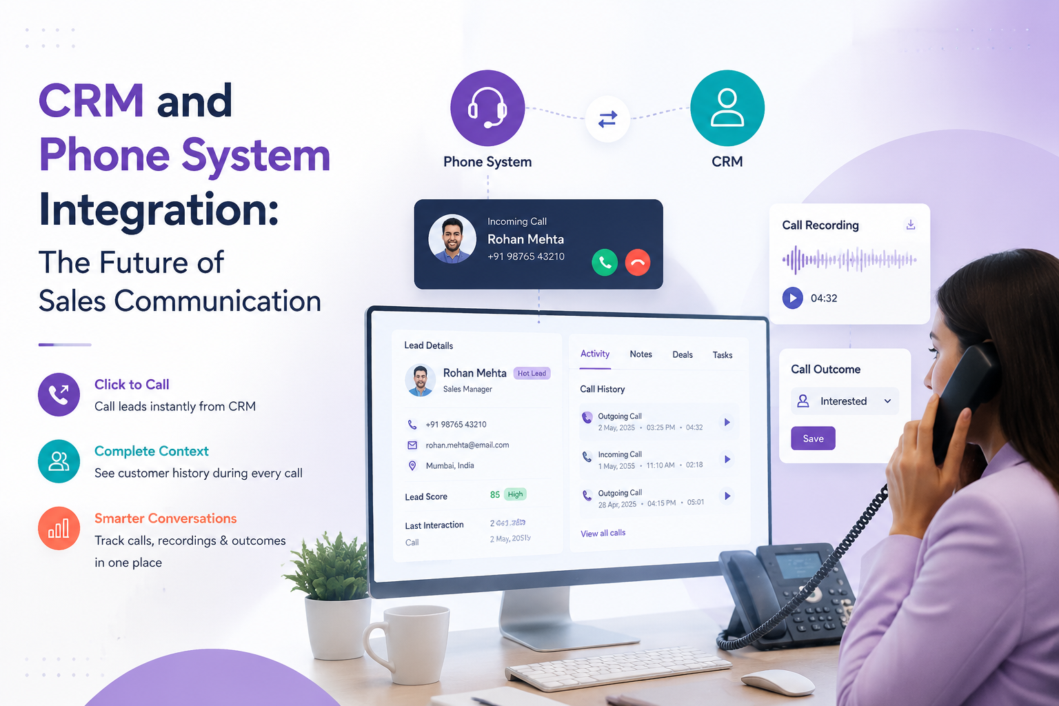 CRM and Phone System Integration: The Future of Sales Communication