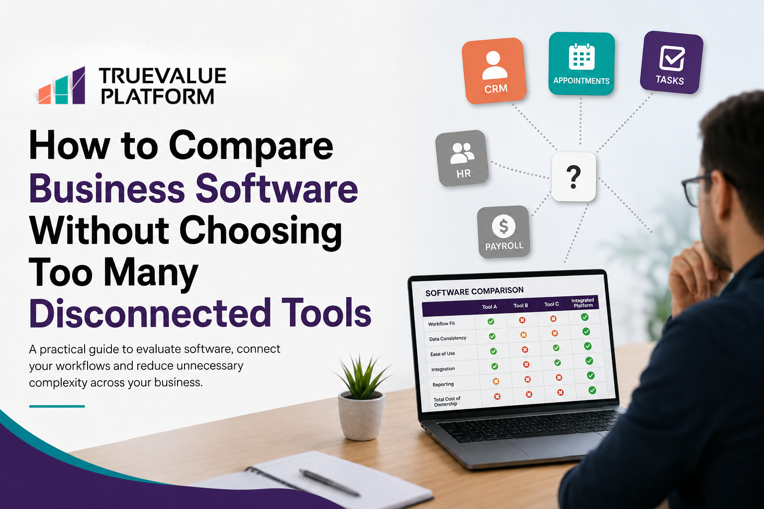 How to compare business software without choosing too many disconnected tools