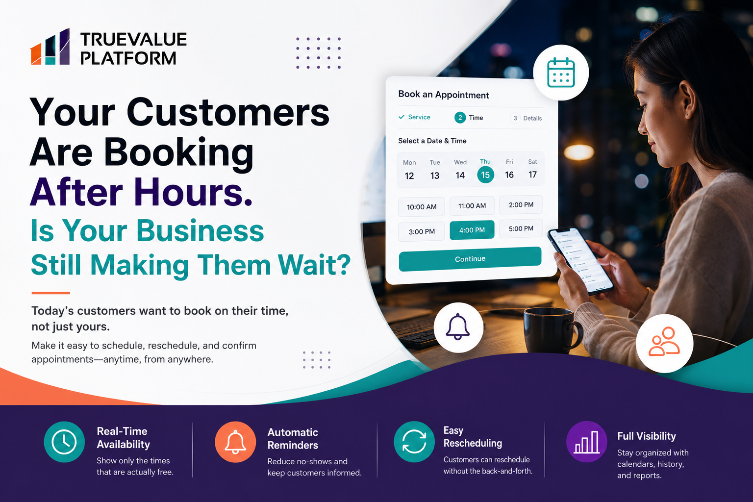Your Customers Are Booking After Hours. Is Your Business Still Making Them Wait?