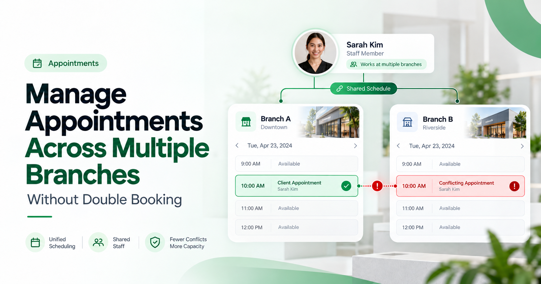 How to Manage Appointments Across Multiple Branches Without Double Booking